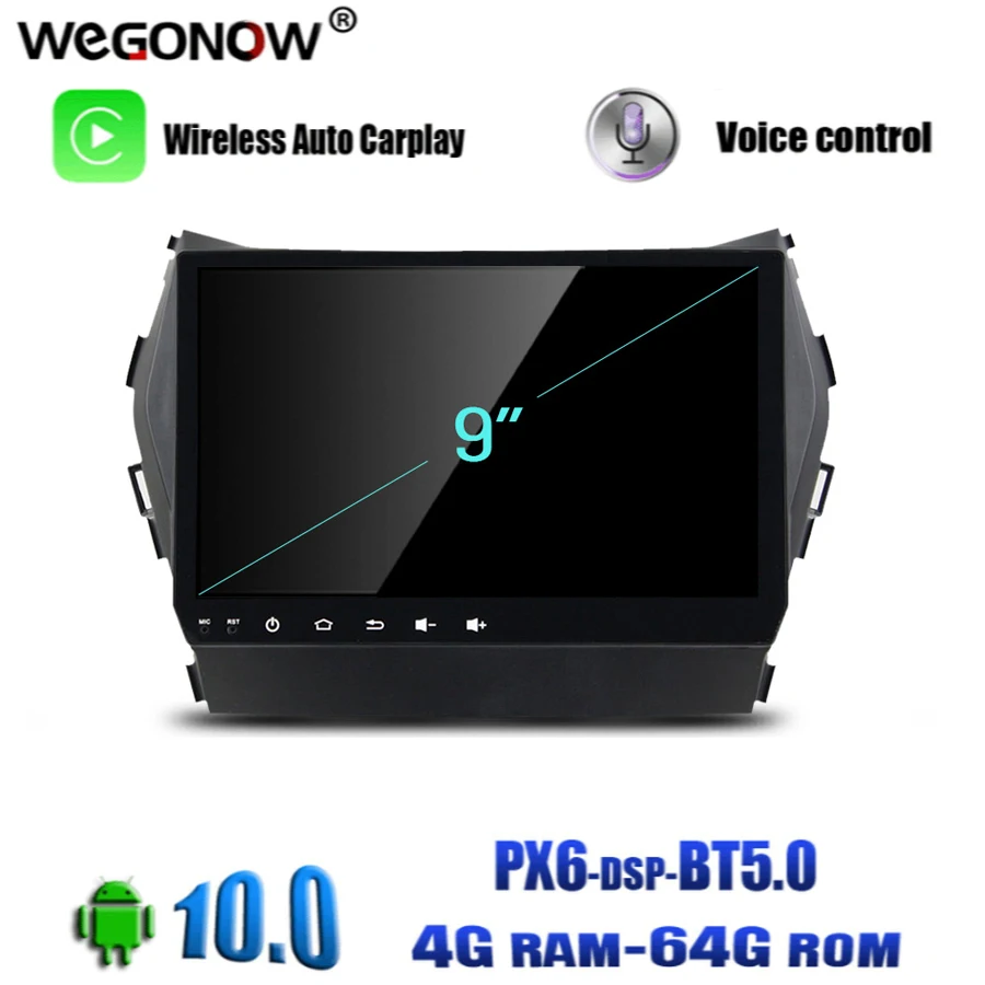 Автомагнитола TDA7851 IPS 9 дюймов DSP HD Android 10 0 8 ядер 64 Гб ПЗУ магнитола GPS карта Wi Fi Bluetooth