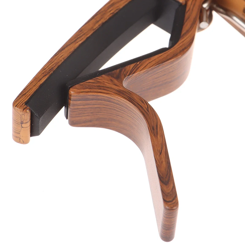 

High Quality Wood Guitar Capo Guitar Accessories Quick Change Clamp Key Acoustic Classic Tone Adjusting Guitar Parts
