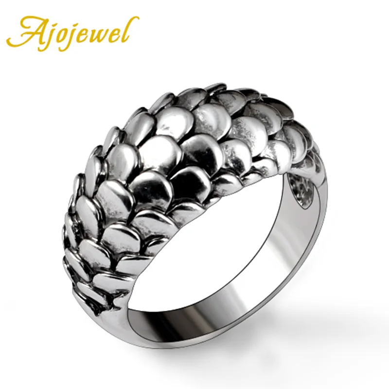 Ajojewel уникальные новые весы ретро старинные антикварные кольца для женщин мужчин палец ювелирные изделия животных - Цвет основного камня: Черный