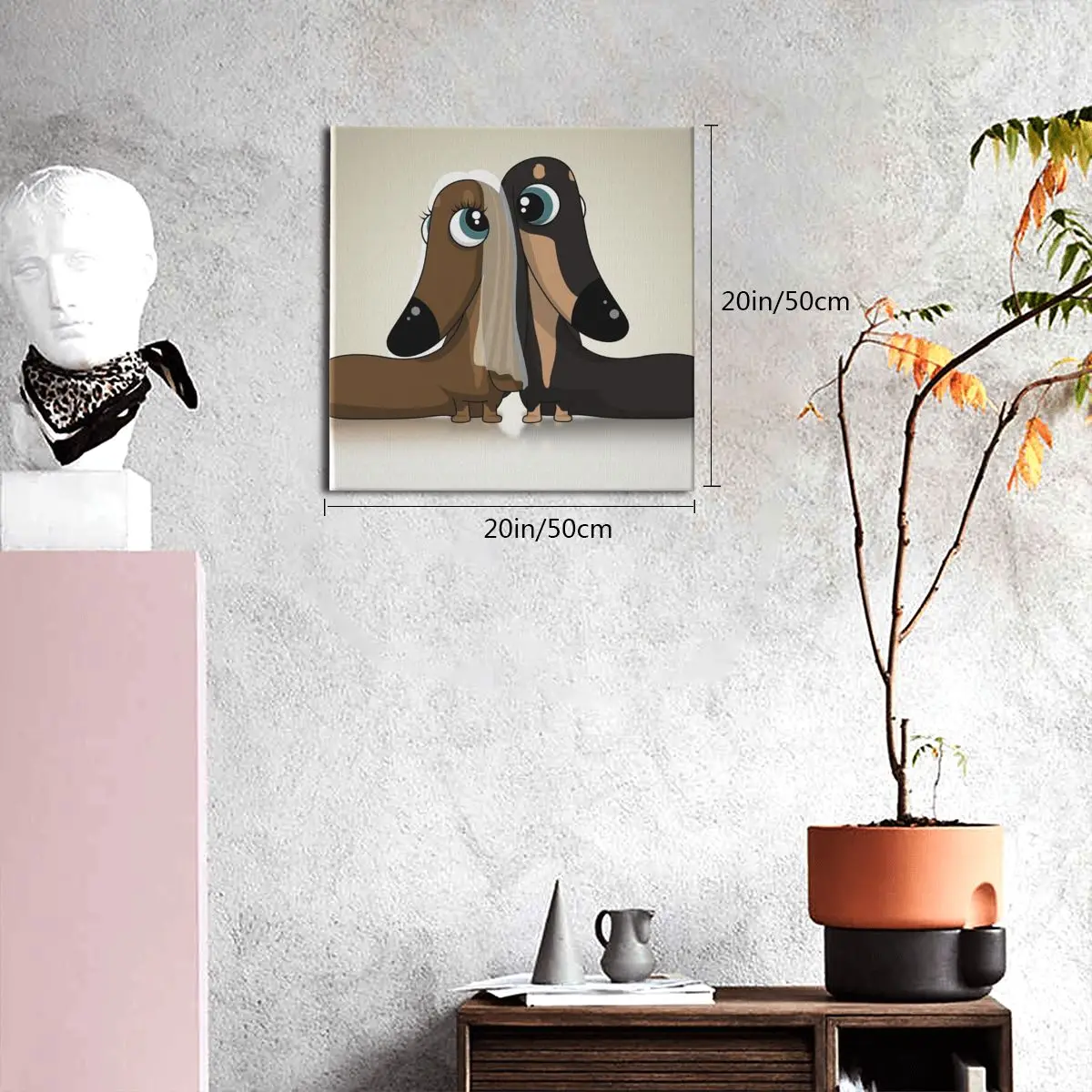 

Sleeping Pug Dog Canvas Print Wall Art Painting Modern Picture Living Room Decoration