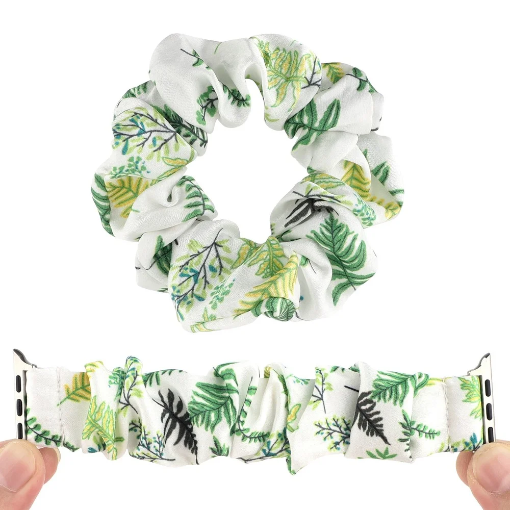 Suitable for Apple Watch Series 6 SE 5 4 3 Band 38mm 40mm 42mm 44mm Iwatch Scrunchie Strap Elastic Wristband Apple Watch Band