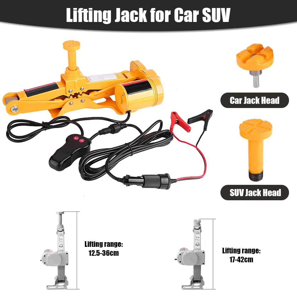 3Ton 12V DC Автомобильный Электрический домкрат подъемный автомобиль внедорожник