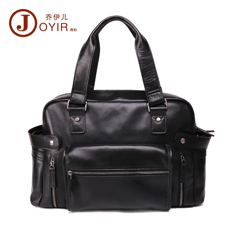 Мужская сумка через плечо из зернистой кожи новый стиль мужская Многоуровневая