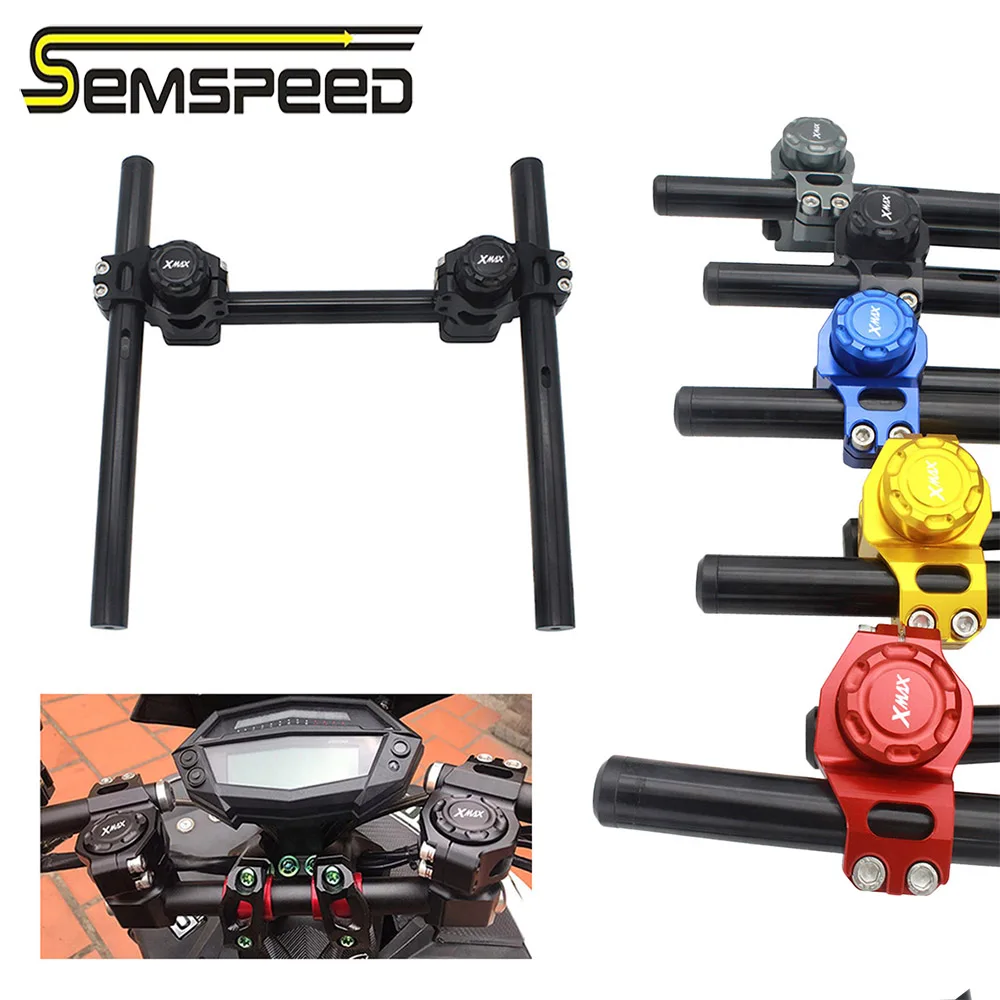 22 мм руль для мотоцикла усиленный Регулируемый поперечный Yamaha XMAX300 250 125 400|Руль