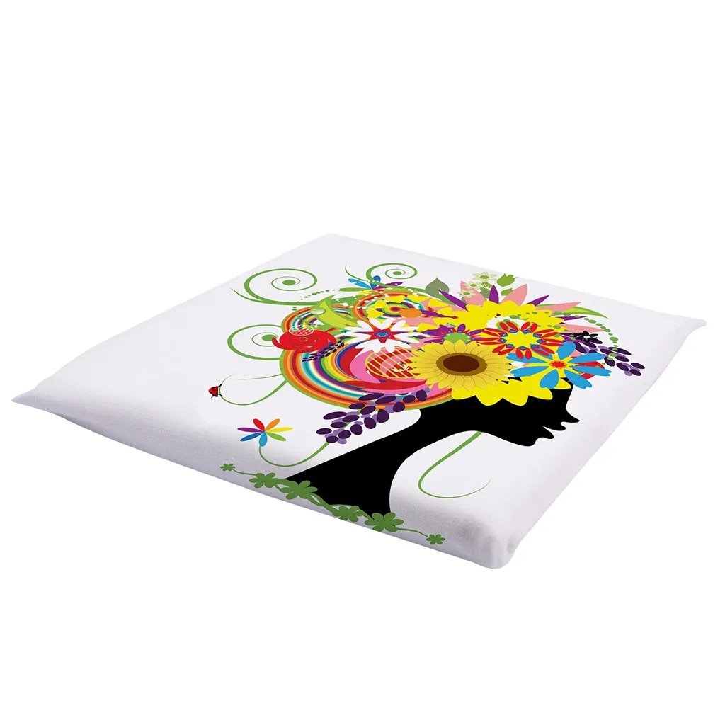 Полностью полиэфирная мягкая квадратная Подушка для стула гелевая с эффектом