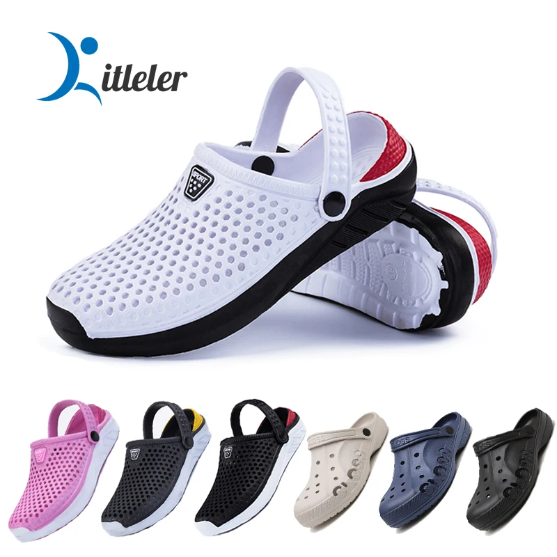 

2021 Lightweight Summer Thick Sole Sandle for Men Quick Dry Beach Outdoor Sandals Waterproof Slippers Unisex Flip Flops Women