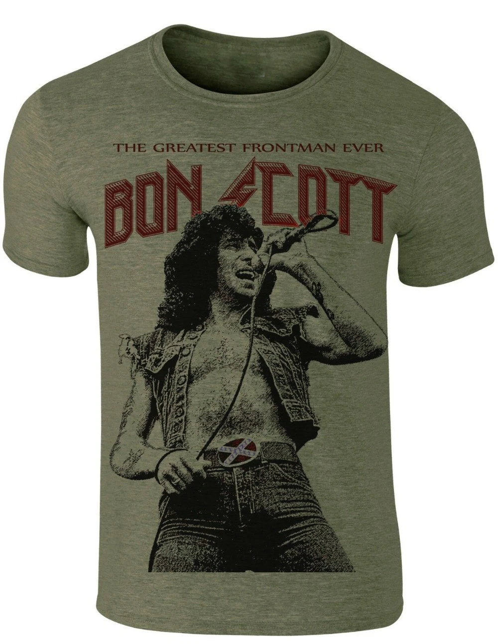 Футболка Bon Scott Tribute Men'S футболка с музыкальным рокером Heavy Rock Ac/Dc Singer Man'S летние