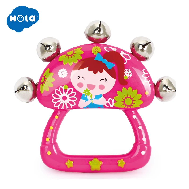 HOLA TOYS 3102E детские погремушки музыкальная игрушка ручной Колокольчик для детей