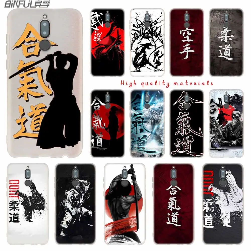 Японские мягкие силиконовые чехлы aikido Judo для Huawei Mate 10 Lite 20 Pro 20X S Y5 2017 Y9 2018 2019 NOVA 3 3i