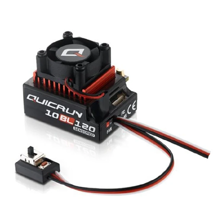 Оригинальный контроллер скорости Hobbywing quirun 10BL120 120 сенсорный 120A 2-3S Lipo бесщеточный