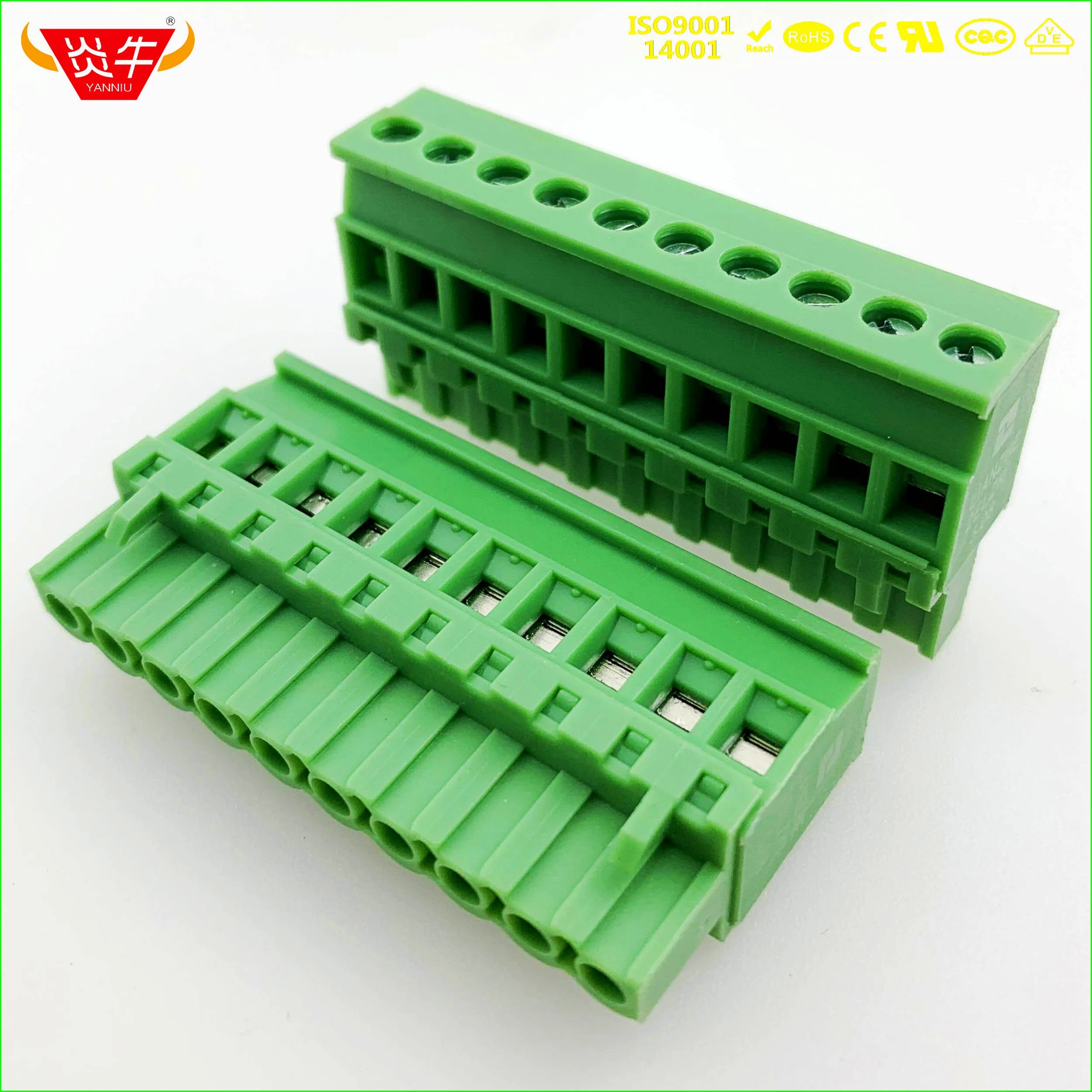 2EDGKA-5.08-10P KF2EDGKA 5,08 2P~ 12P разъем PCB плагин клеммный блок 2EDGK 5,08 мм 2PIN~ 12PIN MVSTBR 2,5 ST 1792249 PHOENIX контакт KEFA - Цвет: 2EDGKA-5.08-10P