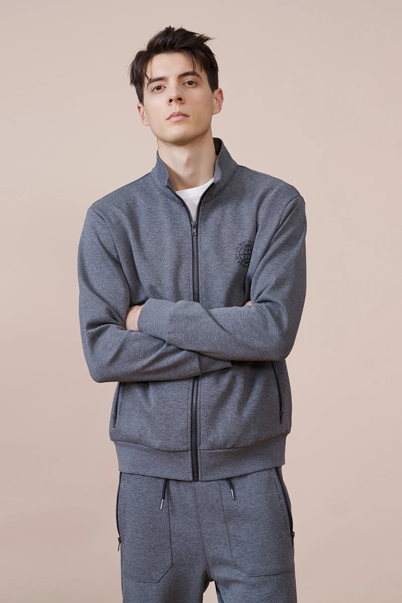 simwood 2021 autumn new zip up hoodies men casual logo print jogger sweatshirts plus size high quality brand clothing sj131208 free global shipping