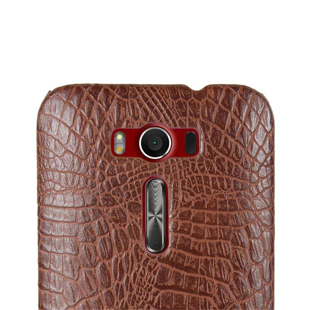 Жесткий чехол из крокодиловой кожи для Asus ZenFone 2 Laser ZE500KL ZE550KL ZE601KL Selfie ZD551KLMax ZC550KL GO