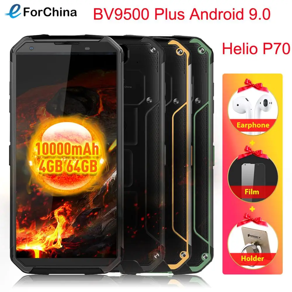 Blackview BV9500 Plus смартфон с 5 7 дюймовым дисплеем восьмиядерным процессором Helio P70 ОЗУ 4