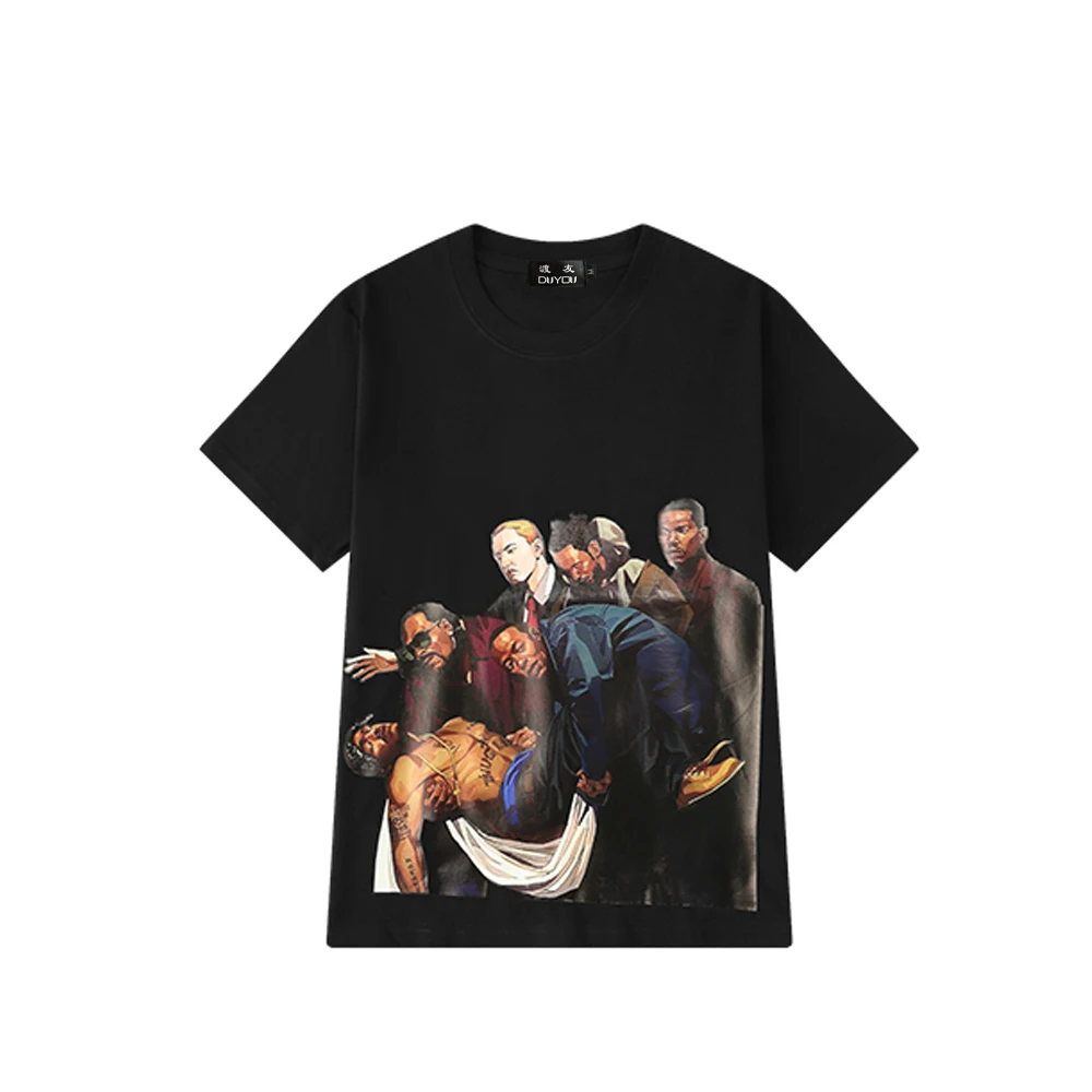 Футболка marcelo barrett мужская с короткими рукавами пуловер круглым вырезом в стиле