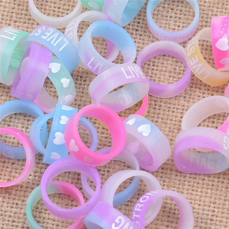 10pcs Vape Ring Silicone Ring Vape Bands Anti-Slip Silicone Ring for Vape Pen Anti-scalding Electronic Cigarette Accessories