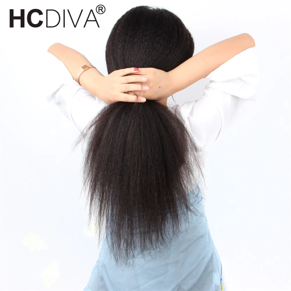 13*4 парик с Фронтом шнурка кудрявый Звездный человеческих волос предварительно