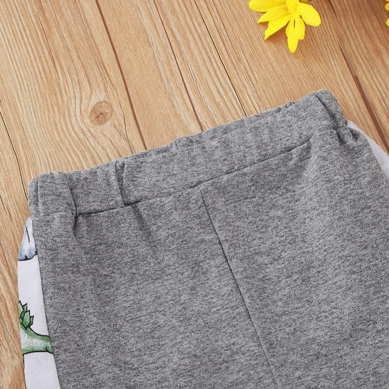 Зимние Детские комплекты 2020 года Повседневная футболка с длинным рукавом и