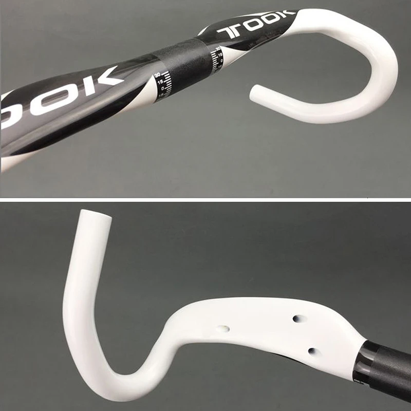 Изогнутый руль для велосипеда MTB шоссейных гонок прочный жесткие Аксессуары