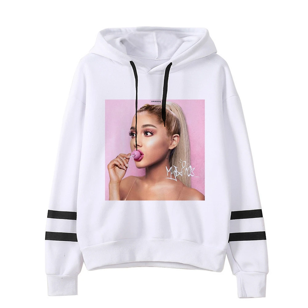 Ariana grande Женская Толстовка без слез для плача худи одежда с принтом пуловер