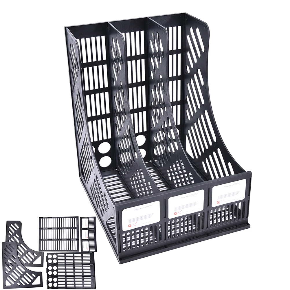 

1pcs DIY Wood Hand Made Desk Organizer Office School Supplies Desk Accessories Organizer 3 Layers File Tray Book Holder