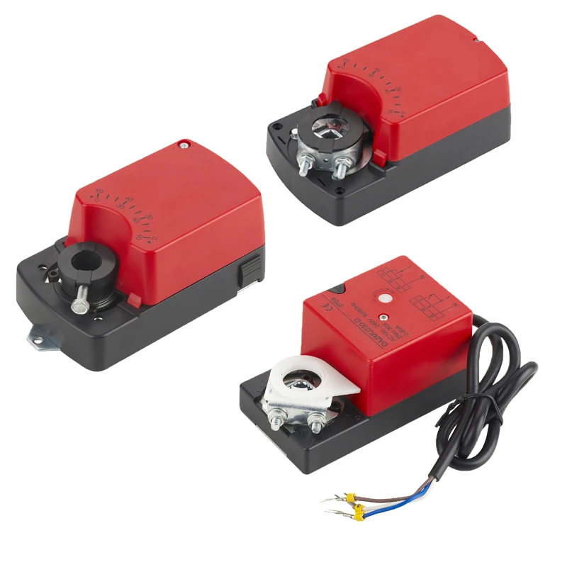 Modulating Damper Actuator For HVAC Ventilation Duct System Analog control signal feedback valve actuator 24V AC100-240V