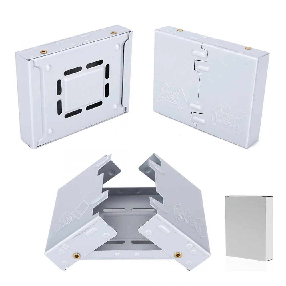 Уличная Складная плита портативная для кемпинга твердое топливо спиртовая