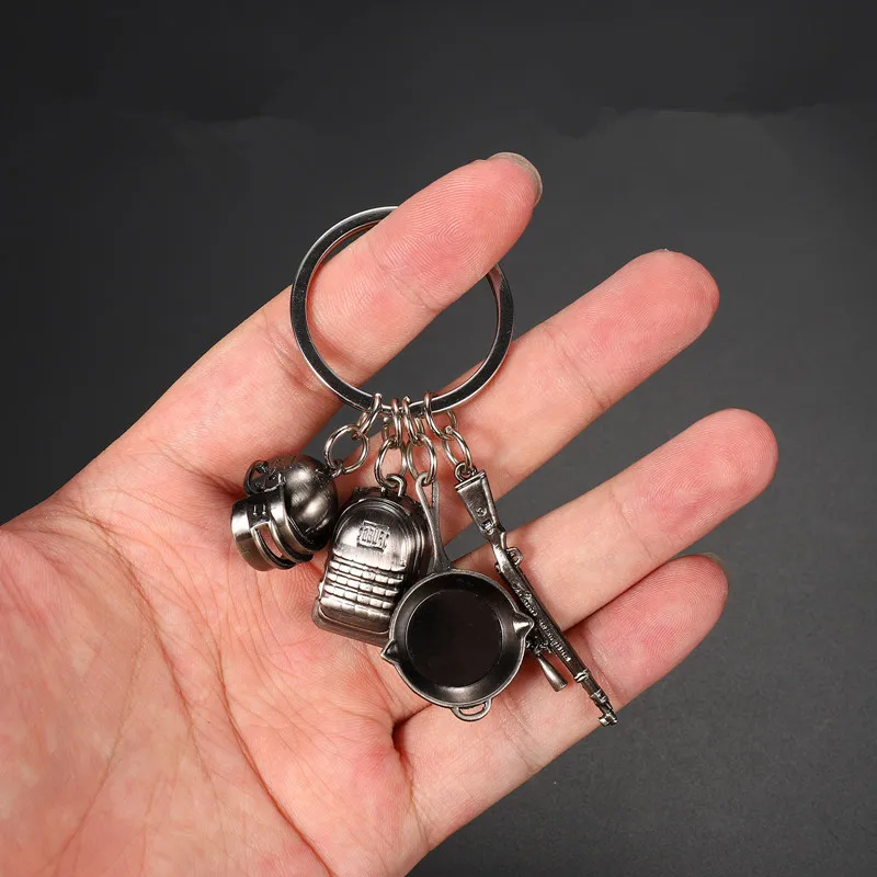 Брелок PUBG для косплея реквизит кастрюли рюкзака броня шлем сковорода 98k