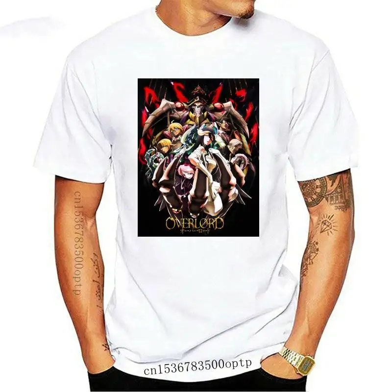 

Men tshirt Overlord Anime Group Pic. Mmorpg T Shirt Printed T-Shirt tees top