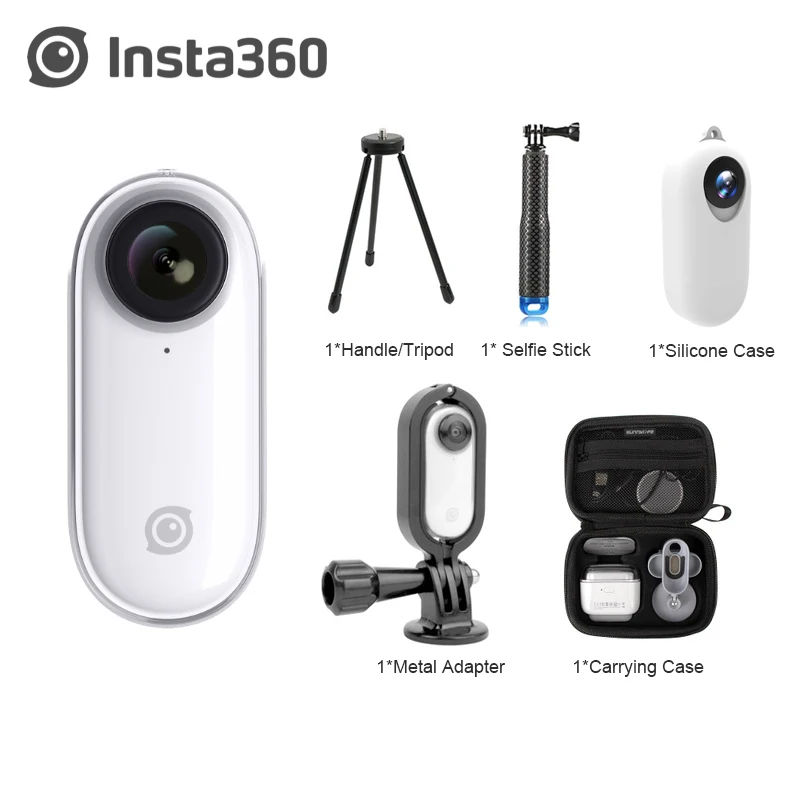 Insta360 GO новая Экшн-камера AI с автоматическим монтажом без рук Insta 360 Go самая маленькая стабилизированная камера для iPhone и Android - Цветной: set7