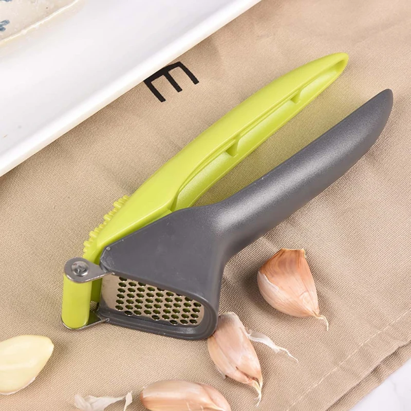 

Stainless Steel Hand Press Shredder Pat Punch Press Garlic Onion Ginger Eco-Friendly Cooking Tool Bar Kitchen Appliances