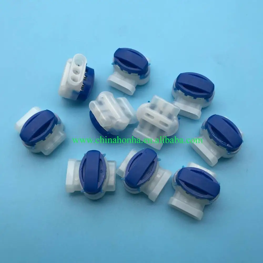 

10pcs/lot for3M Scotchlok 314 Self-Stripping Moisture Resistant Electrical Pigtail Connectors fit 22-24AWG wire