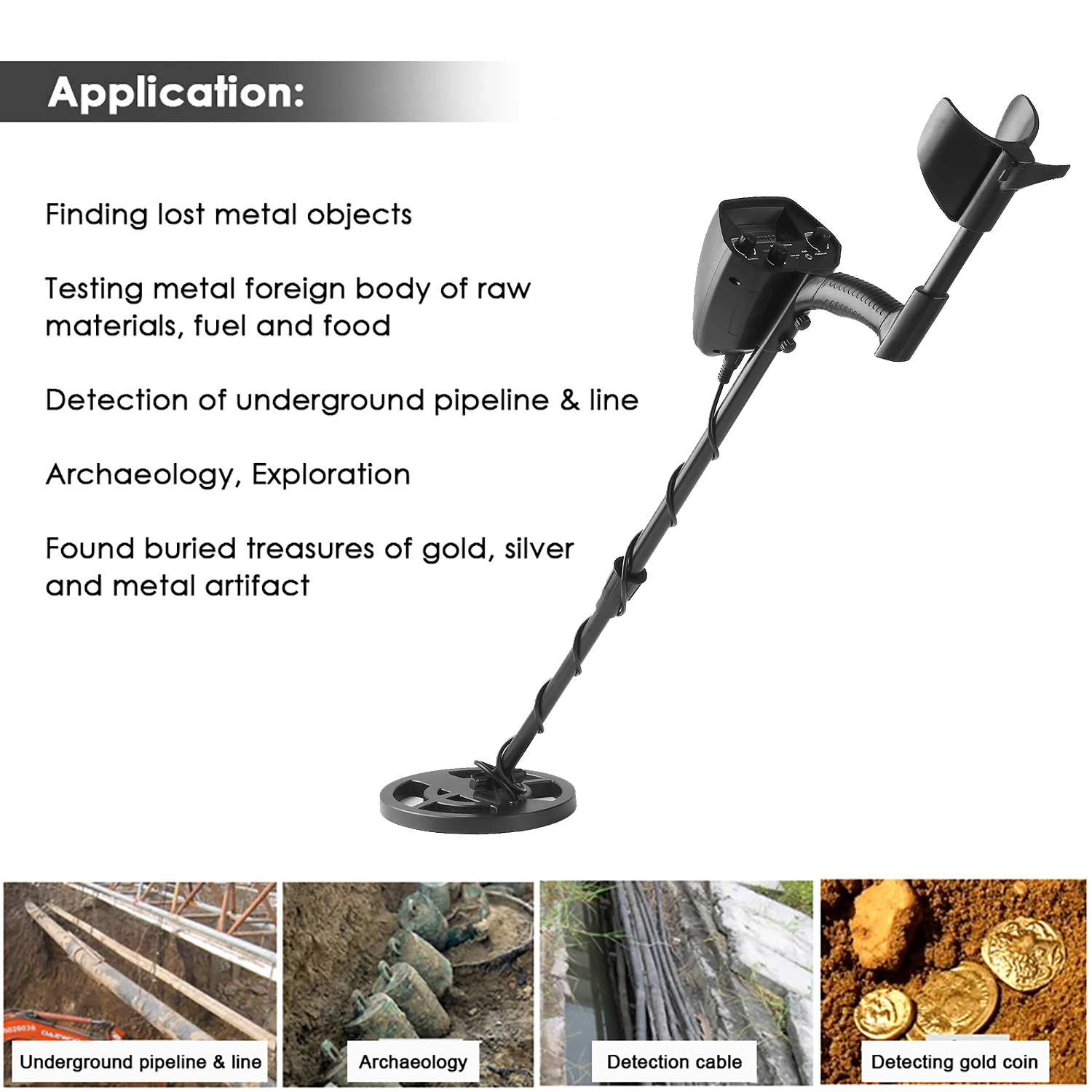 

GTX5030 Underground Metal Detector Metal Finder Gold Detector Treasure Hunter Gold Digger Portable Metal Detection Instrument