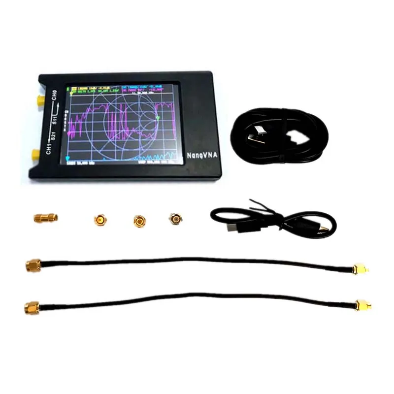 NanoVNA H4 4 дюймовый сенсорный экран Экран 10 кГц ~ 1 5 ГГц VNA кв УКВ УФ вектор сетевой