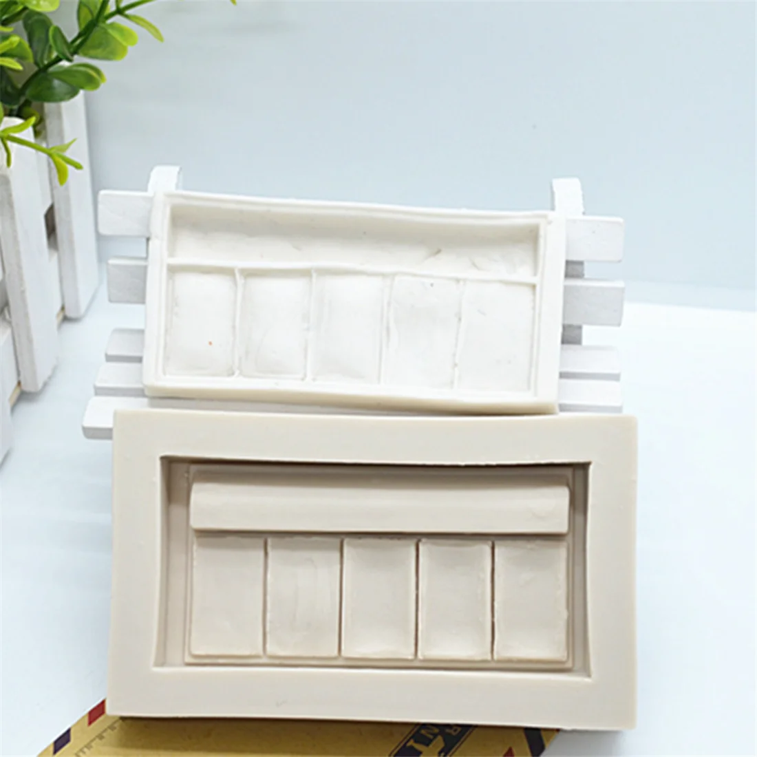 Luyou 1 шт. силиконовая резина прессформы Fondant Mold макияж коробка торта Docarating