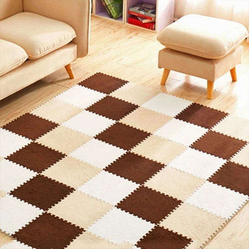 

10pcs/Lot Children's Mat 1CM Baby Play Mat Plush Carpets EVA Kid Soft Floor Rug Game Crawling Playmat Foam Puzzle Mats For Kids