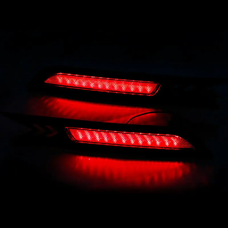 

For Honda CRV CR-V 2010-2011 2pcs Rear Bumper LED Reflector Brake Fog Light Lamp 2PCS