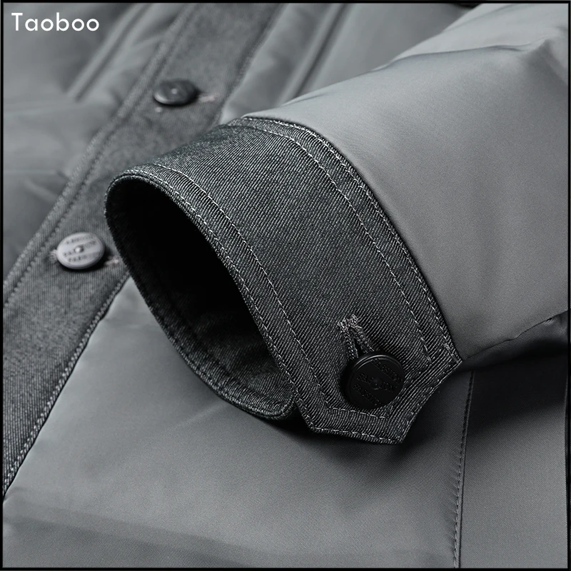 Новая брендовая мужская куртка Повседневная модная Мужская зимняя 2021 с меховым