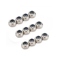 2050pcs 02102 m3 lock nut 02055 m4 for 110 hsp redcat racing rc model cars spare parts