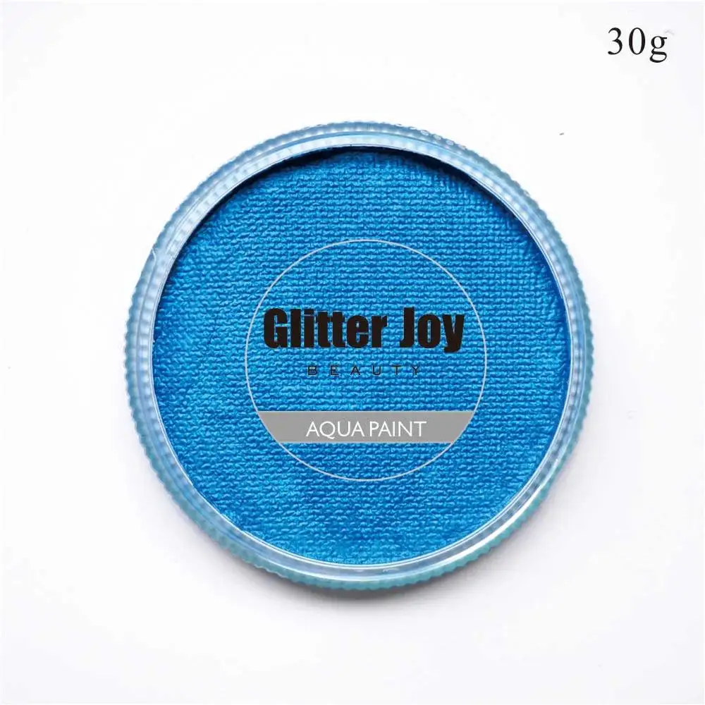 Ярко голубой перламутровый 30 г/шт. профессиональная картина для макияжа лица и