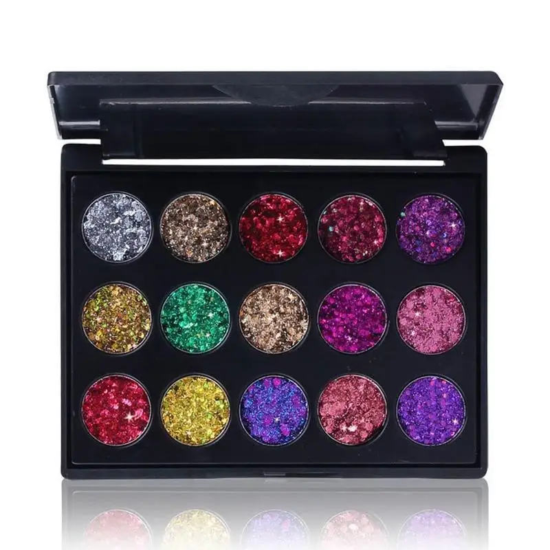 Разноцветные Алмазные блестки тени для век блестящий золотой порошок блестящие