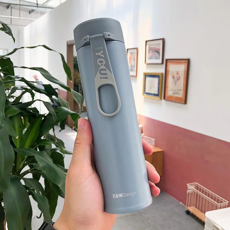 350 мл модный термос с двойными стенками из нержавеющей стали креативная