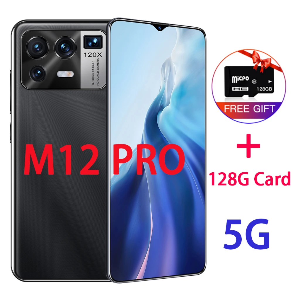 

100% оригинальный смартфон M12 Pro, полный дисплей 6,7 дюйма, 16 ГБ + 512 ГБ, мобильный телефон 4GLTE/5G MI12, новый мобильный телефон 2021