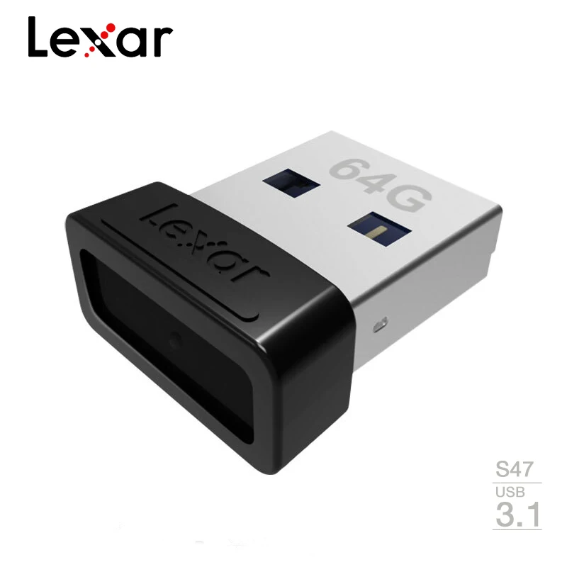 Флэш накопитель Lexar S47 64 ГБ USB 3 1 флеш 128 U диск карта памяти мини флешка 32 шифрование