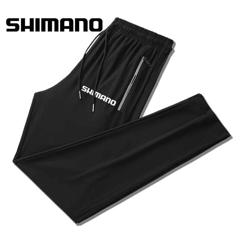 

Мужские рыболовные брюки SHIMANO, быстросохнущие эластичные спортивные штаны из вискозы, с поясом на резинке, штаны для рыбалки, весна-осень