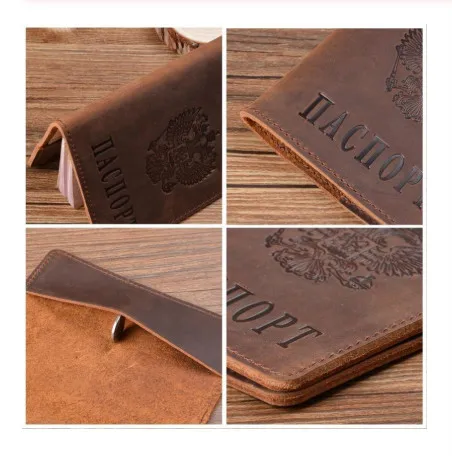 Герб России логотип Обложка для паспорта двуязычная версия предназначенная