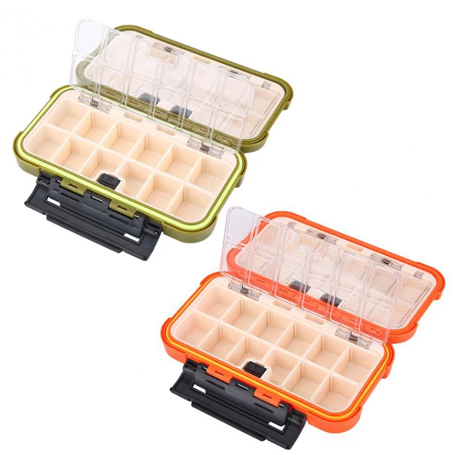 

Storage Case High Strength 24 Compartments Lure Hook Fishing Tackle Box for Fishing Accessories Double Side Bait Waterproof