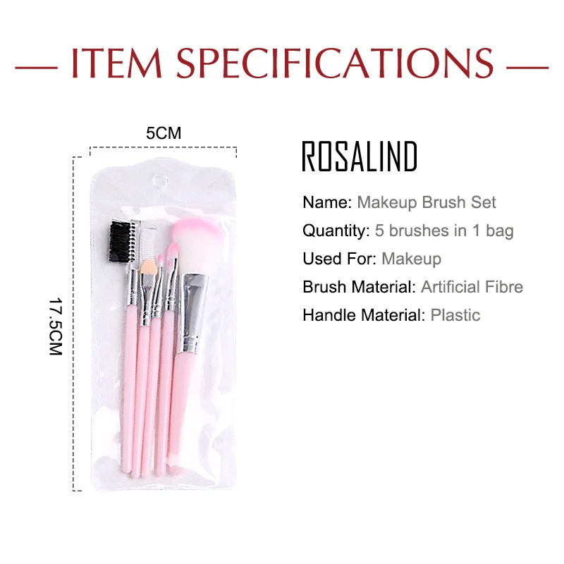 ROSALIND набор кистей для макияжа растушевывание теней глаз Профессиональные кисти