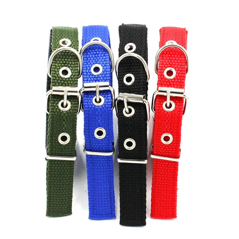 Adjustable Nylon Dog Collars Pet Charm Necklace Collar for Little Dogs Cat Supplies Acessorios | Дом и сад