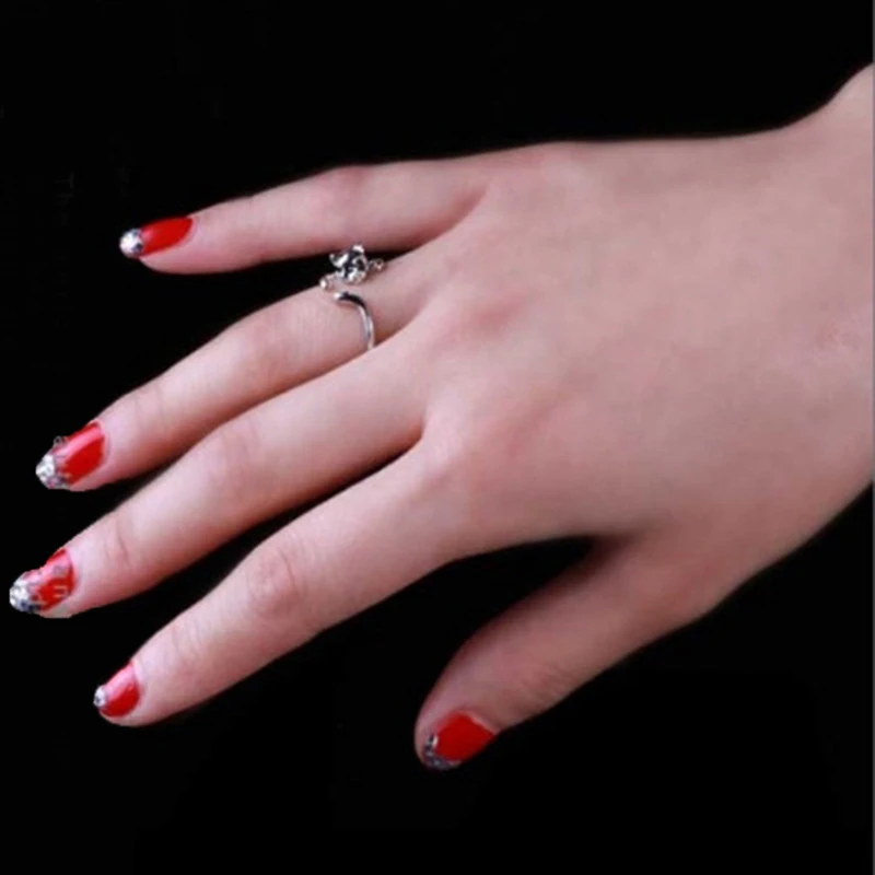 Новые Регулируемые и изменяемые красивые открытые кольца Стразы | Украшения